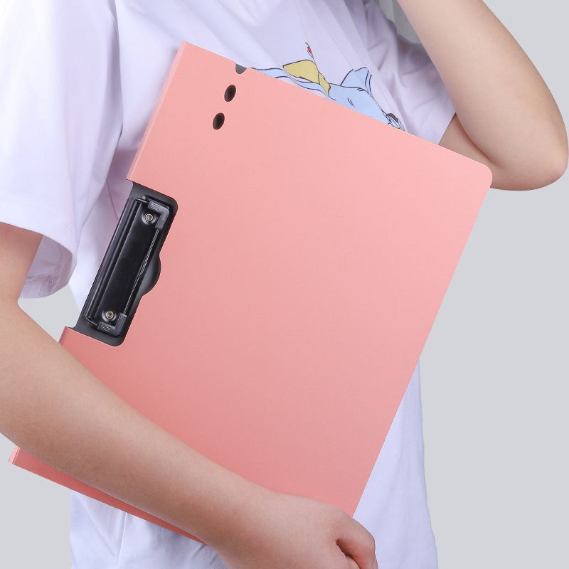 Kabaxiong Office Supplies Vertical Horizontal Secretary Folder Plate Holder A4 Info Booklet Test Paper Storage Clip Base Plate
