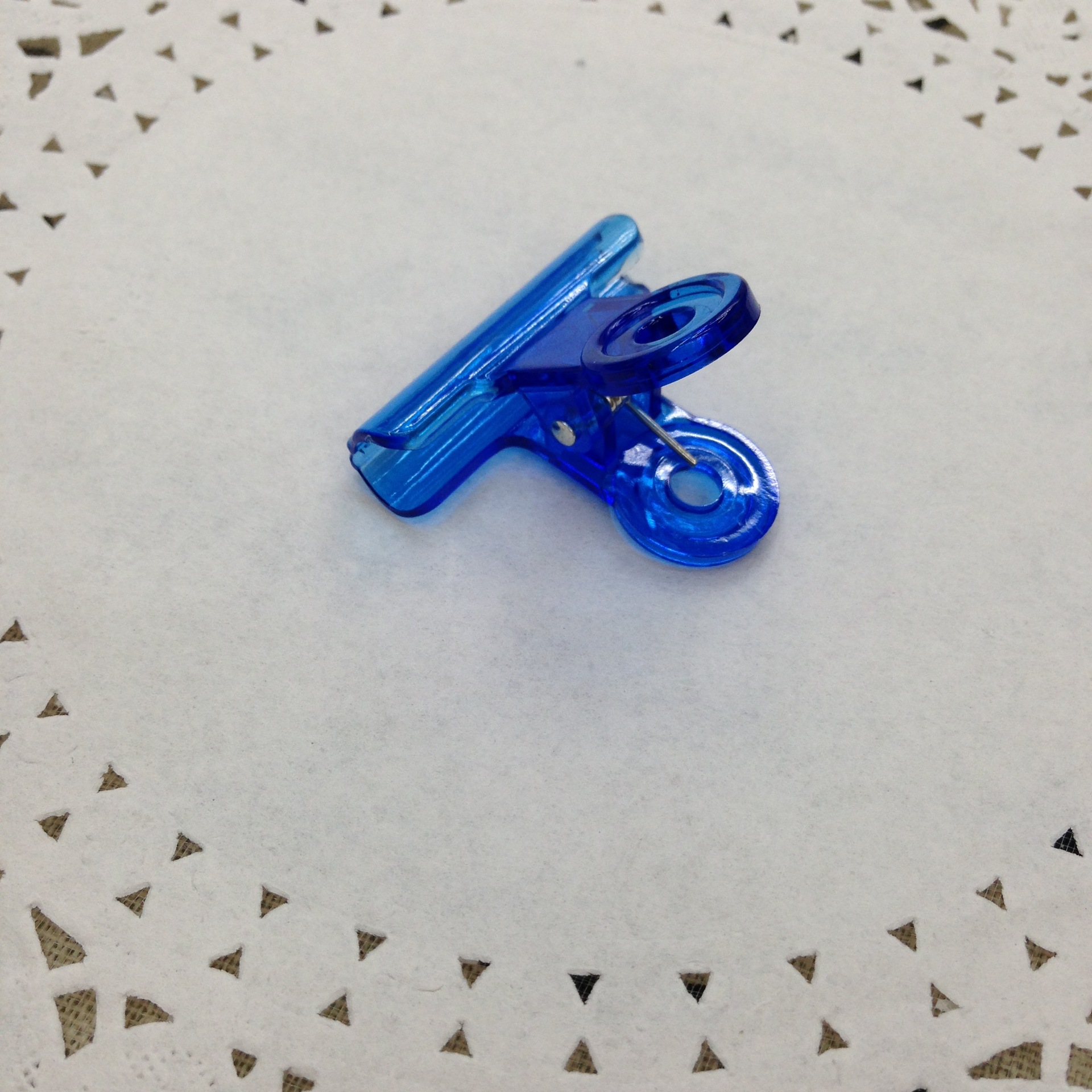 Dovetail clamp plate clamp plastic transparent paper books circle clip 38mm