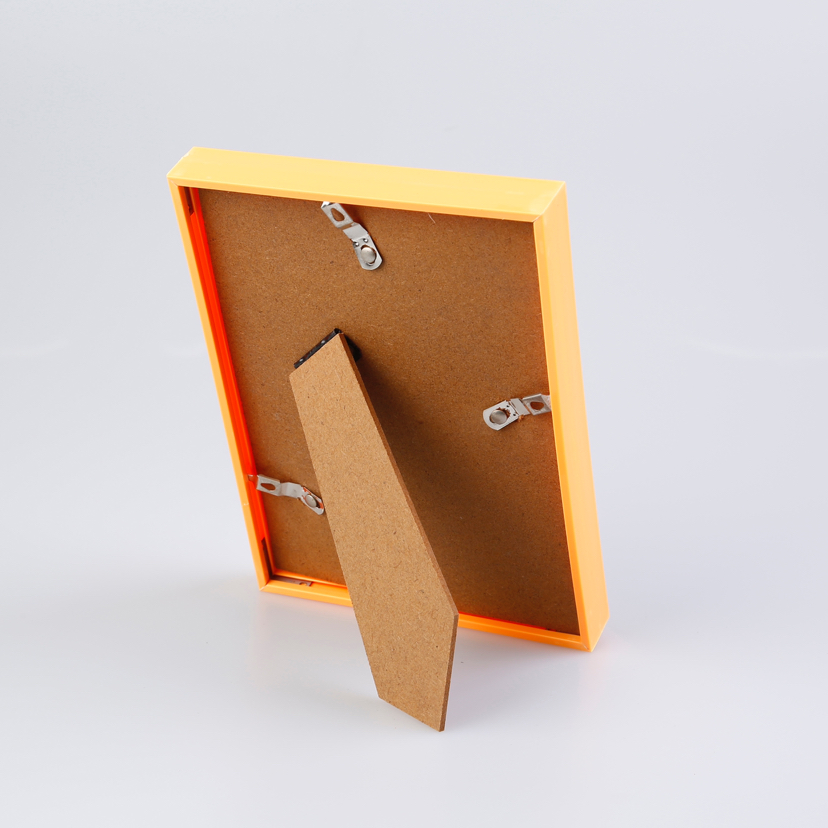 Yellow PVC Material Creative Decoration Photo Home Decorative Gift Living Room Bedroom Crafts Plastic Photo Frame