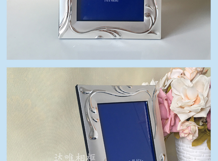 Spot silver frame metal photo frame factory direct sales 5 inch 6 inch 7 inch 8 inch 10 inch Spot silver frame metal photo frame factory direct sales 5 inch 6 inch 7 inch 8 inch 10 inch