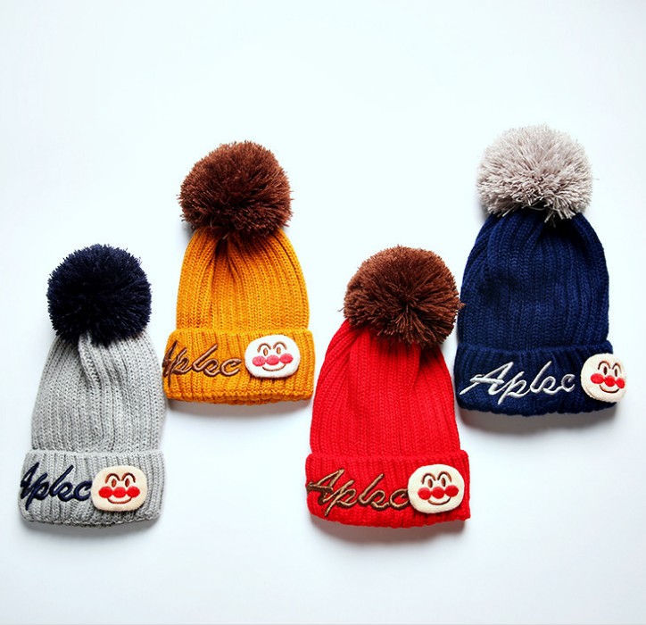 New Men and Women Baby Hat Winter Bread Superman Children Card Christmas Hat Outdoor Hat