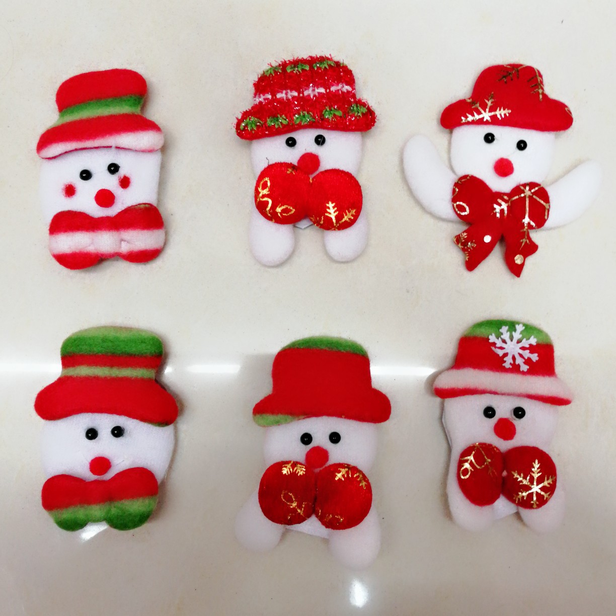 Santa snowman Christmas, Christmas hat Christmas button accessories Christmas shoes and accessories wholesale