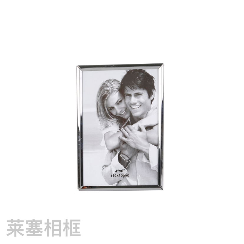 Triangle Stainless Steel Silver Density Plate Backboard Creative Decoration Home Decorative Gift Photo Metal Photo Frame