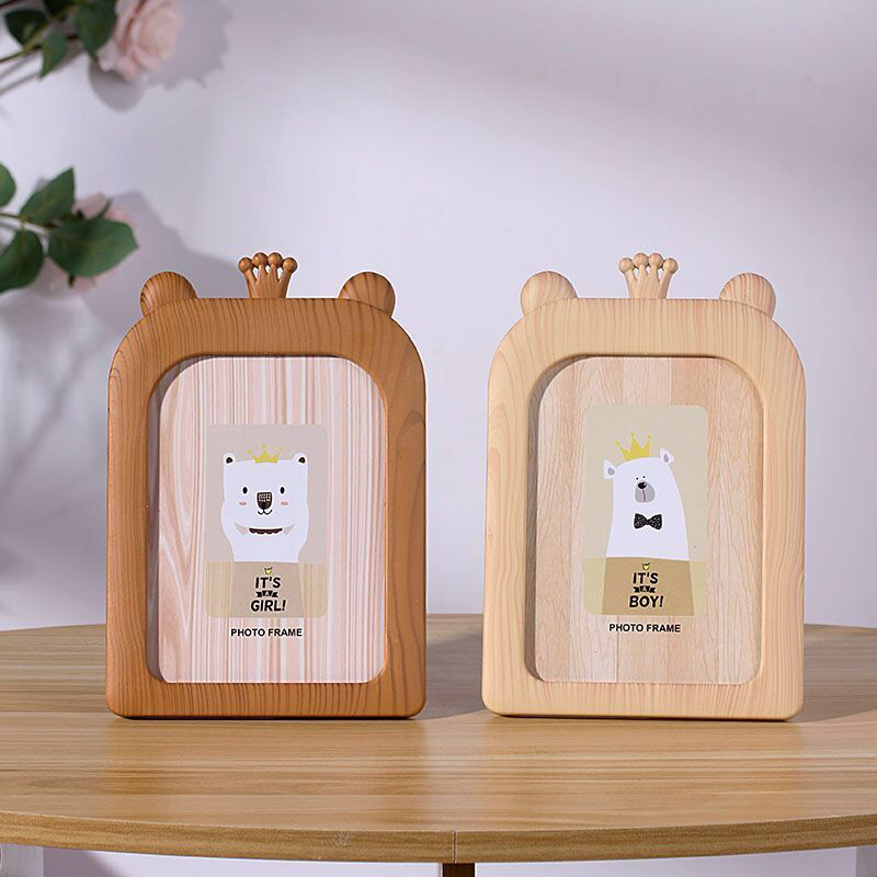Haotao Photo Frame HT-1086A Crown Bear 7-Inch (2 Colors)