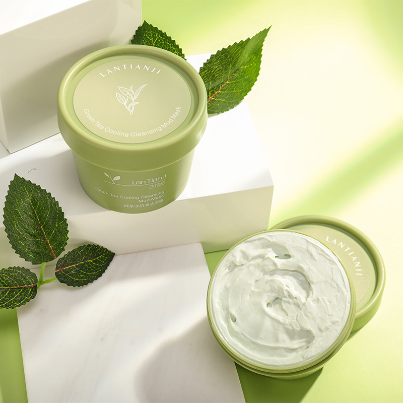 Lan Tianji Green Tea Mud Film Clean Mud Film Remove Blackhead Moisturizing Oil-Control Men Volcano Mung Bean Mud Mask Lan Tianji Green Tea Mud Film Clean Mud Film Remove Blackhead Moisturizing Oil-Control Men Volcano Mung Bean Mud Mask