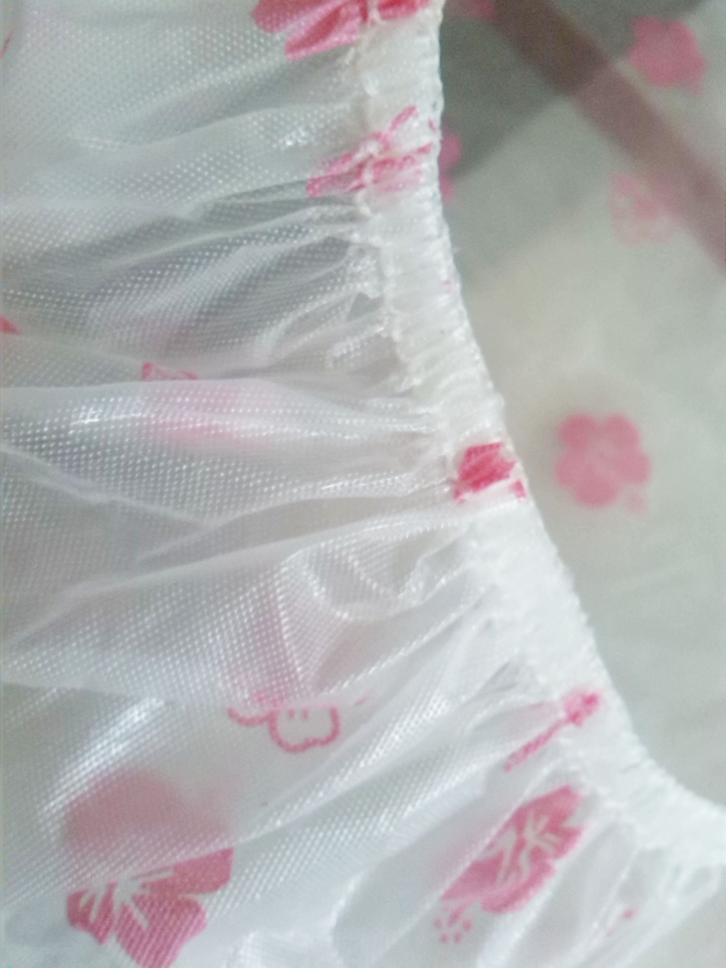 Printed rural style waterproof bath cap dust cap care mask makeup cap environmental EVA adult bath cap