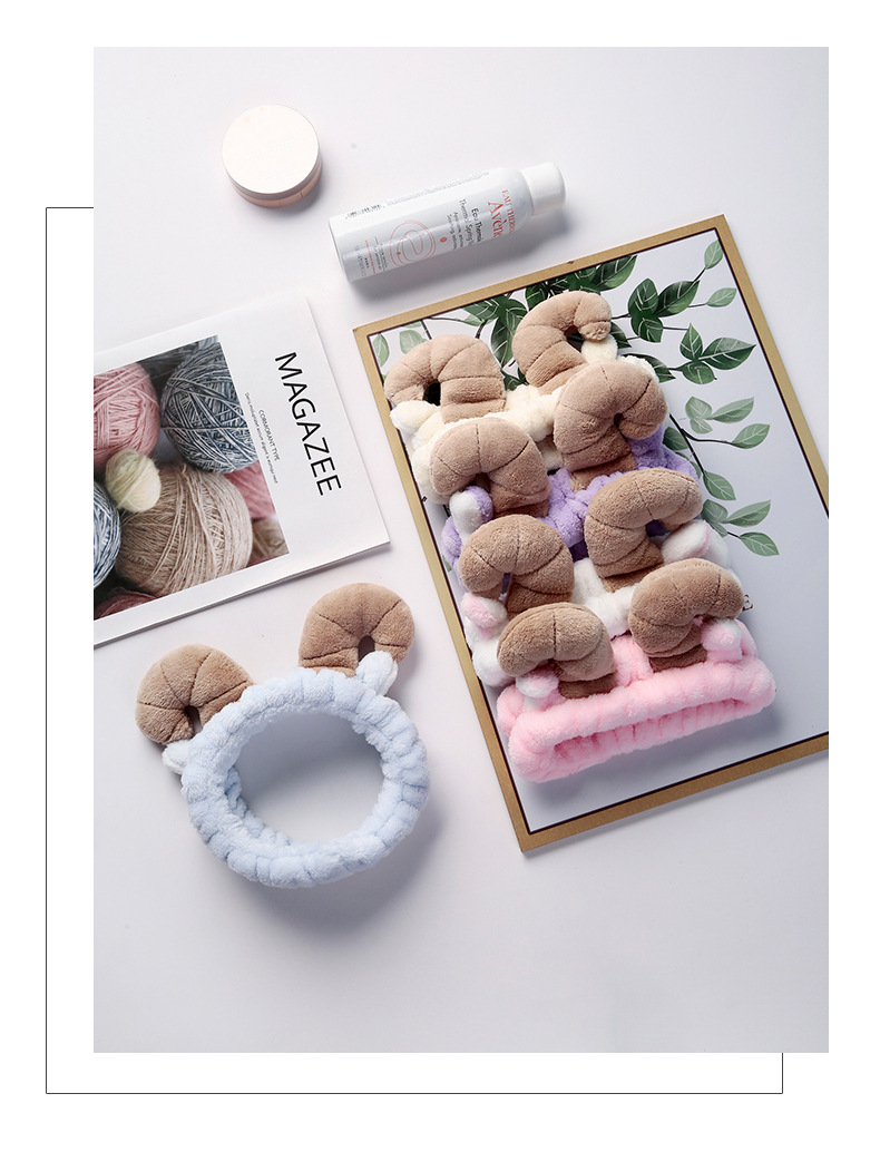face wash hair band hair band sheep horn band hair band South Korea lovely headscarf women face mask makeup hair cover face wash hair band hair band sheep horn band hair band South Korea lovely headscarf women face mask makeup hair cover