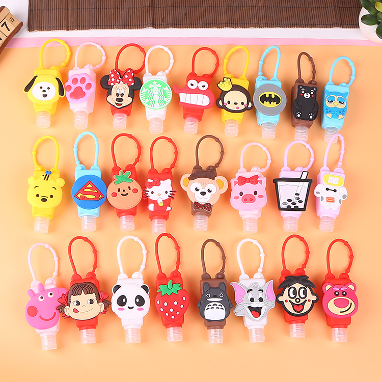 Manufacturers free hand sanitizer silicone gel portable hand sanitizer silicone gel perfume mask cartoon silicone gel