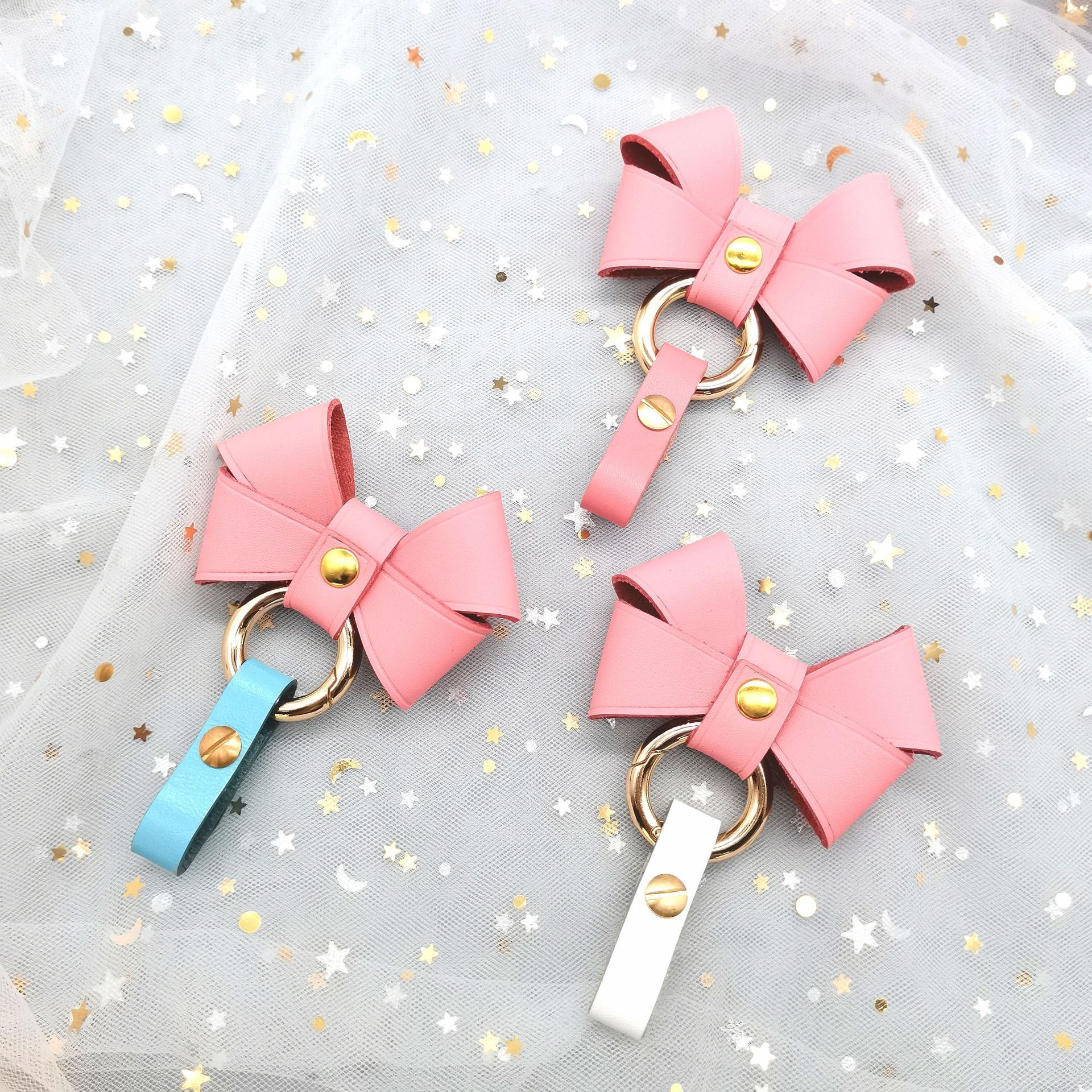 Key buckle Online Influencer Bow Keychain Pendant Creative Simple Women's Ins Car Key Ring Lovely Bag Ornaments Key buckle Online Influencer Bow Keychain Pendant Creative Simple Women's Ins Car Key Ring Lovely Bag Ornaments