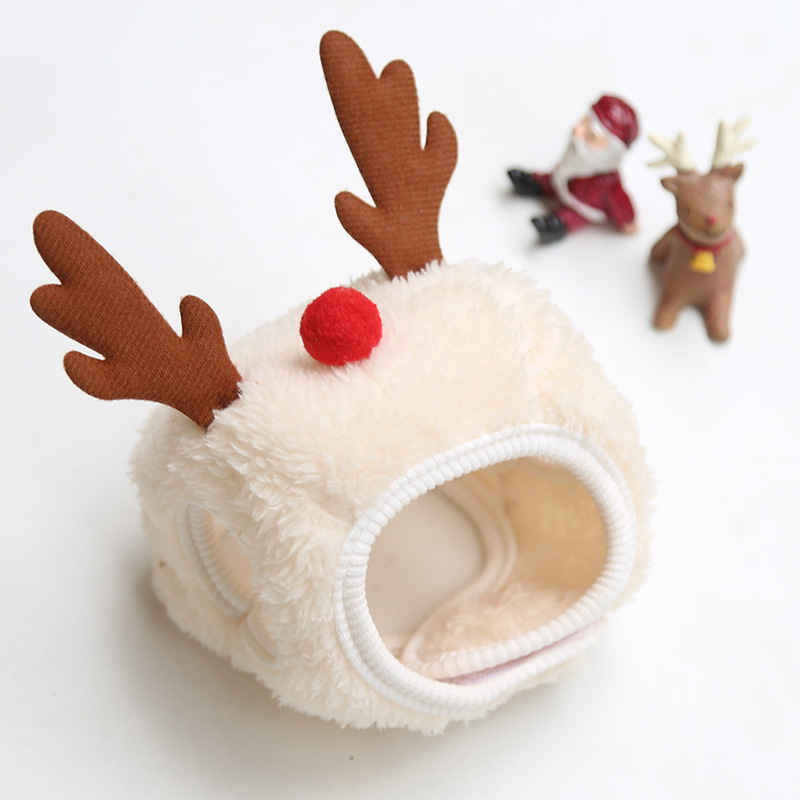 Dog Cat Pet Christmas Hat Saliva Towel Bib Teddy/French Bulldog Pomeranian Autumn and Winter Clothes Decoration Supplies Dog Cat Pet Christmas Hat Saliva Towel Bib Teddy/French Bulldog Pomeranian Autumn and Winter Clothes Decoration Supplies