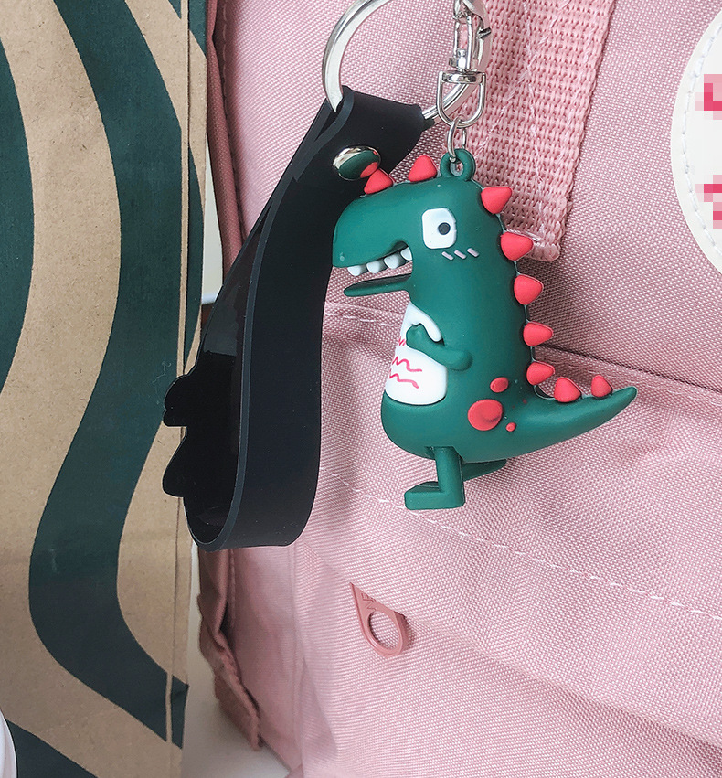 Cartoon Dinosaur Doll Keychain Men's and Women's Car Key Pendant Chain ThreeDimensional New Year Pendant Small Gift Cartoon Dinosaur Doll Keychain Men's and Women's Car Key Pendant Chain ThreeDimensional New Year Pendant Small Gift