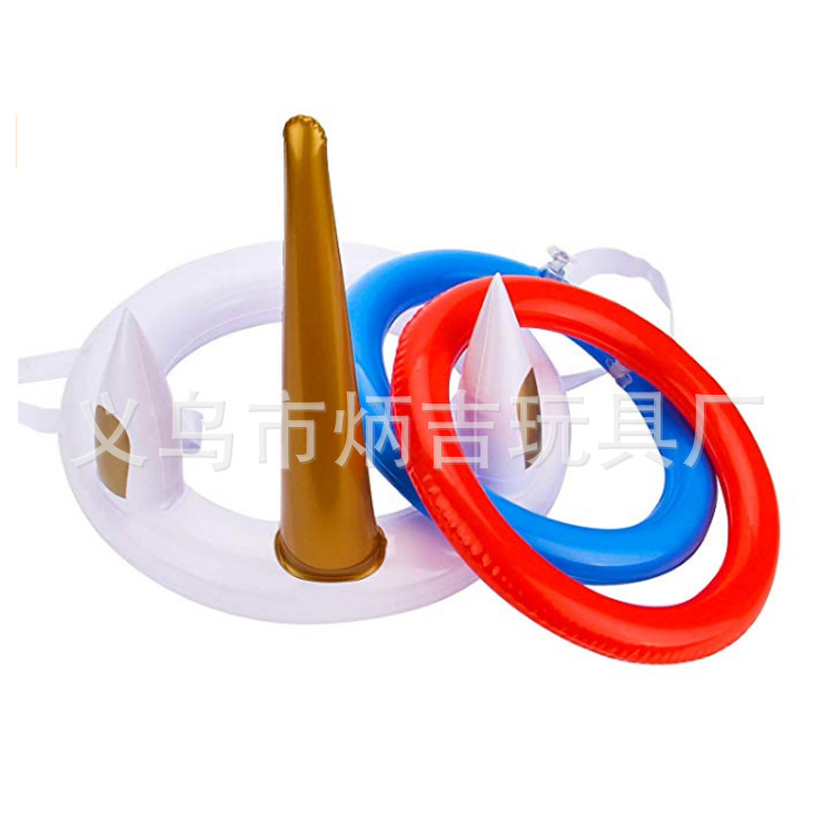Currently Available Direct Sales Inflatable Christmas Antlers Inflatable Antler Ring Inflatable Christmas Hat Elk Horn Ring