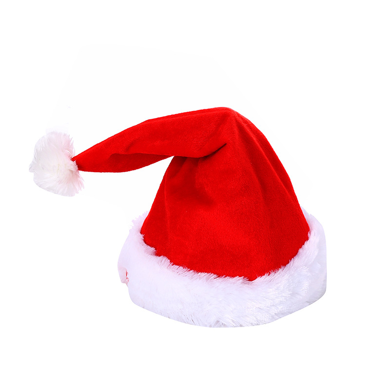 Amazon Christmas Series Christmas Hat Singing Funny Hat Toy Electric Plush Toy