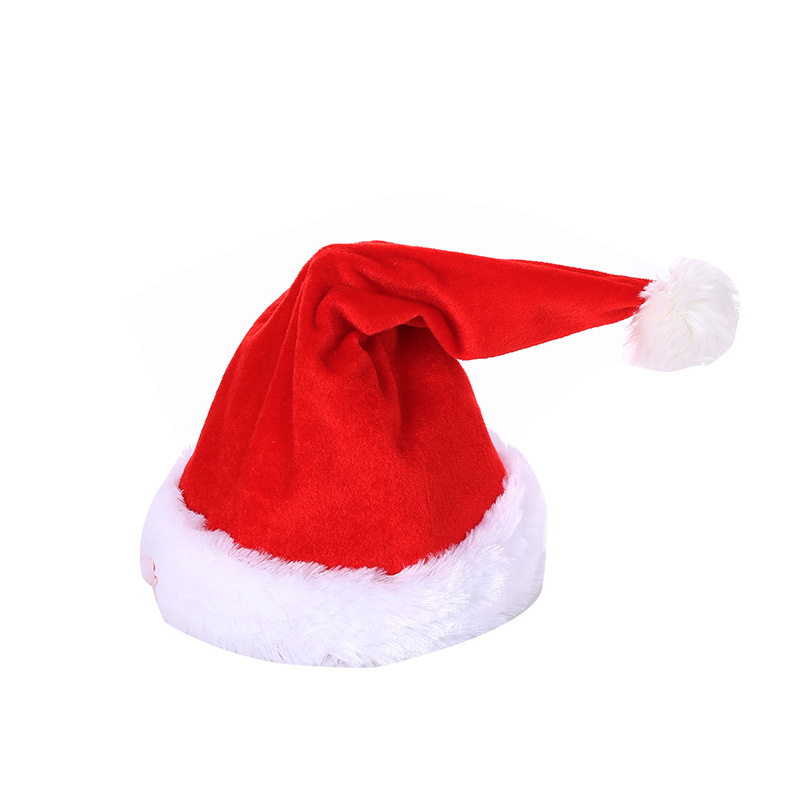 Amazon Christmas Series Christmas Hat Singing Funny Hat Toy Electric Plush Toy
