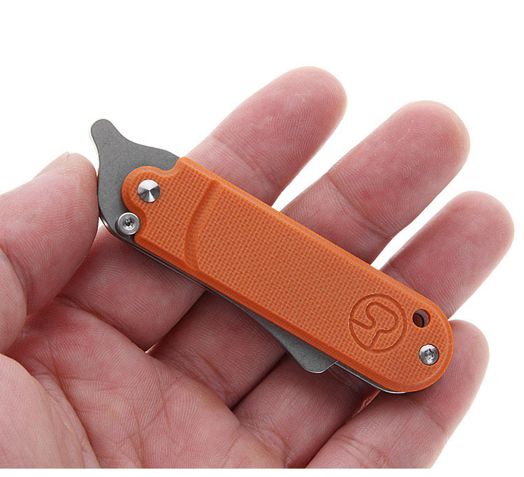 New G10 Handle Stainless Steel Pea a Folding Knife Small Keychain Knife Outdoor Carry Self-Defense Folding Knife New G10 Handle Stainless Steel Pea a Folding Knife Small Keychain Knife Outdoor Carry Self-Defense Folding Knife