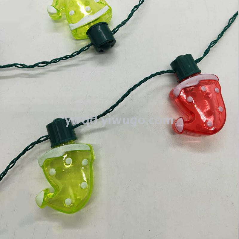 ZD Luminous Necklace Led Halloween Christmas Products Foreign Trade Popular Style Manufacturers Luminous Necklace Christmas Hat