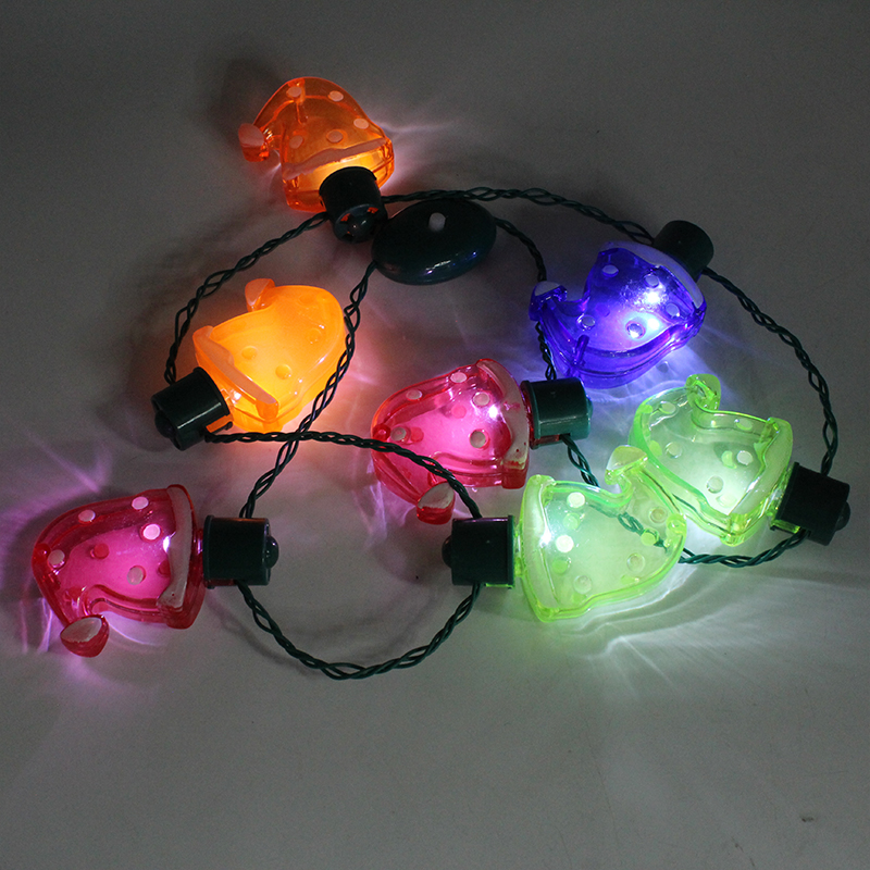 ZD Luminous Necklace Led Halloween Christmas Products Foreign Trade Popular Style Manufacturers Luminous Necklace Christmas Hat ZD Luminous Necklace Led Halloween Christmas Products Foreign Trade Popular Style Manufacturers Luminous Necklace Christmas Hat