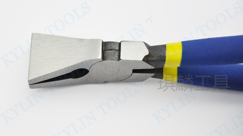 Clamp Glass Pincer Trimming Flat-Nose Pliers Edge Breaking Pliers Separator Dividing Pliers Keychain Accessories Weaving Tail Clamp