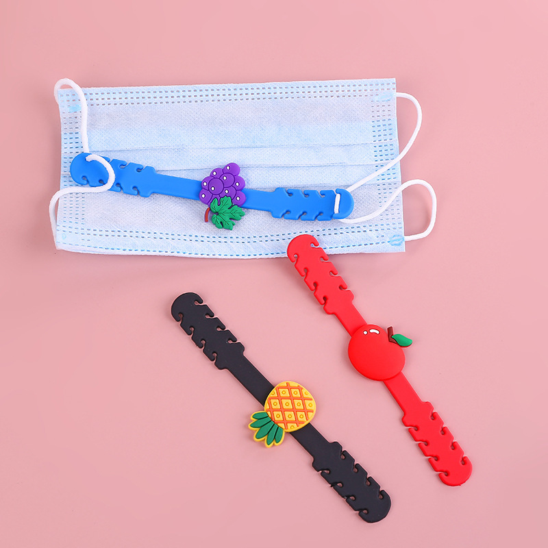 New creative PVC Cartoon Children&#039;s Mask Adjustment Hook Mask rope ear Hanging Adjustment belt