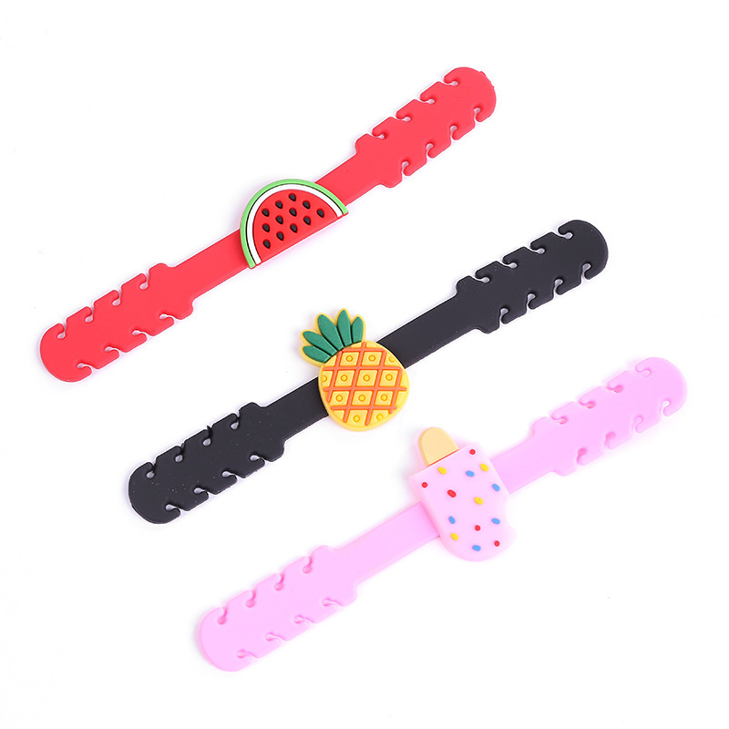 New creative PVC Cartoon Children&#039;s Mask Adjustment Hook Mask rope ear Hanging Adjustment belt