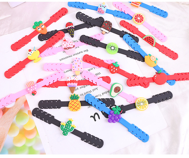 New creative PVC Cartoon Children's Mask Adjustment Hook Mask rope ear Hanging Adjustment belt
