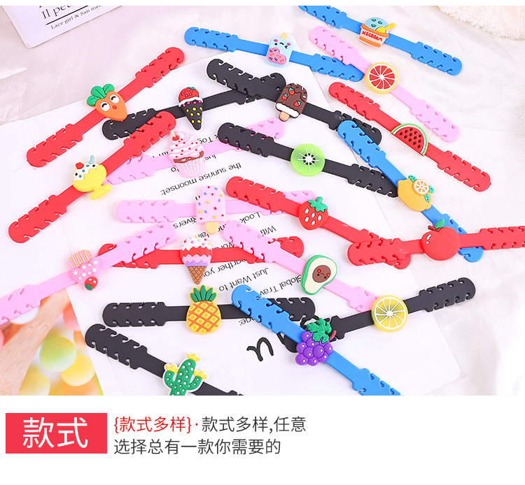 New creative PVC Cartoon Children's Mask Adjustment Hook Mask rope ear Hanging Adjustment belt