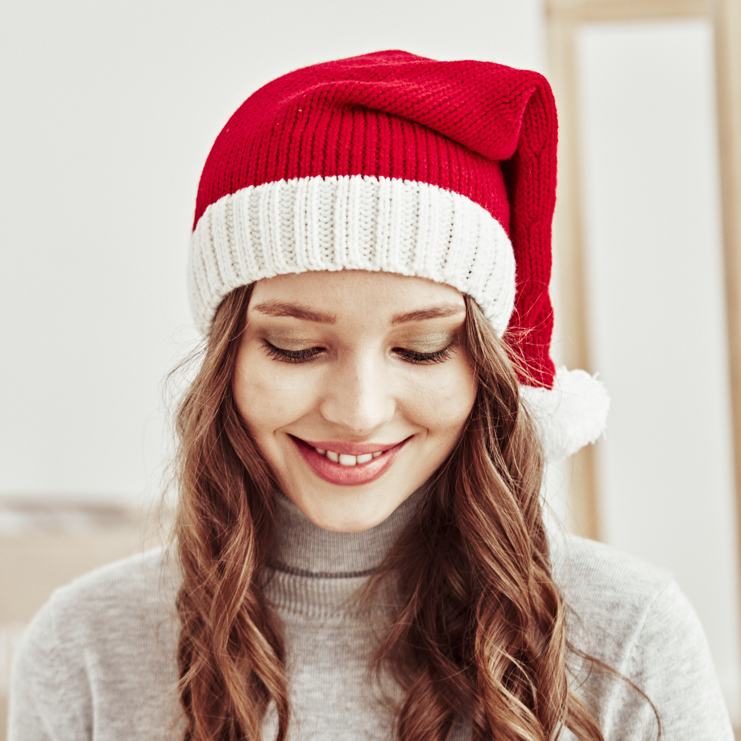 European and American Autumn and Winter New Parent-Child Hat Wool Christmas Hat Single Ball Acrylic Baby Mother Warm Knitted Hat European and American Autumn and Winter New Parent-Child Hat Wool Christmas Hat Single Ball Acrylic Baby Mother Warm Knitted Hat