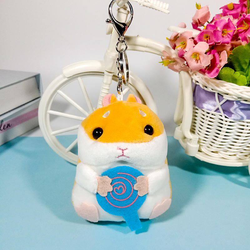 Cute Little Hamster Doll Plush Toys Doll Mini Fat Mouse Little Mouse Pendant Keychain Girl Small Gift Cute Little Hamster Doll Plush Toys Doll Mini Fat Mouse Little Mouse Pendant Keychain Girl Small Gift