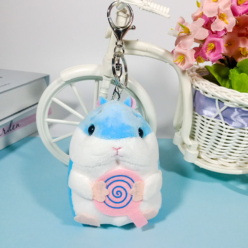Cute Little Hamster Doll Plush Toys Doll Mini Fat Mouse Little Mouse Pendant Keychain Girl Small Gift Cute Little Hamster Doll Plush Toys Doll Mini Fat Mouse Little Mouse Pendant Keychain Girl Small Gift