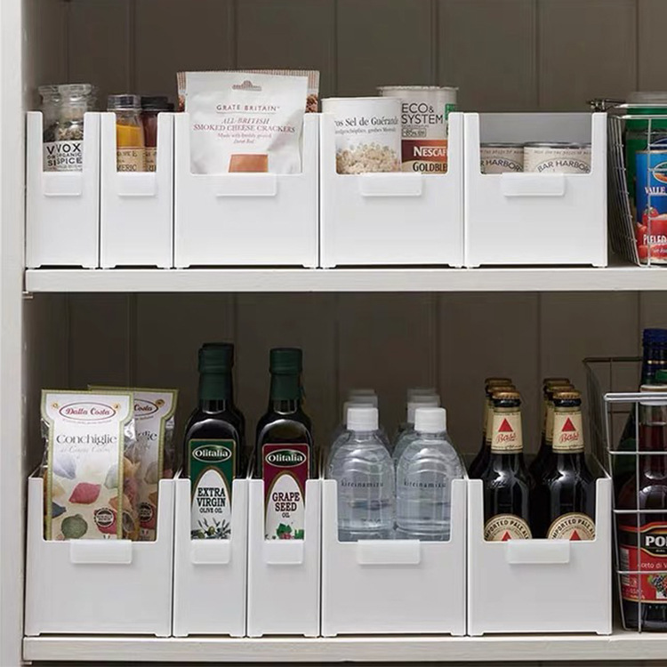 Kitchen multi-functional Storage box Cabinet Drawer space Storage box Desktop cosmetic Mask Storage finishing plastic