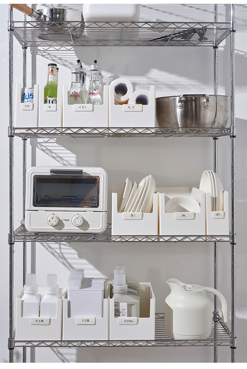 Kitchen multi-functional Storage box Cabinet Drawer space Storage box Desktop cosmetic Mask Storage finishing plastic