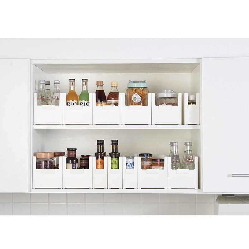 Kitchen multi-functional Storage box Cabinet Drawer space Storage box Desktop cosmetic Mask Storage finishing plastic