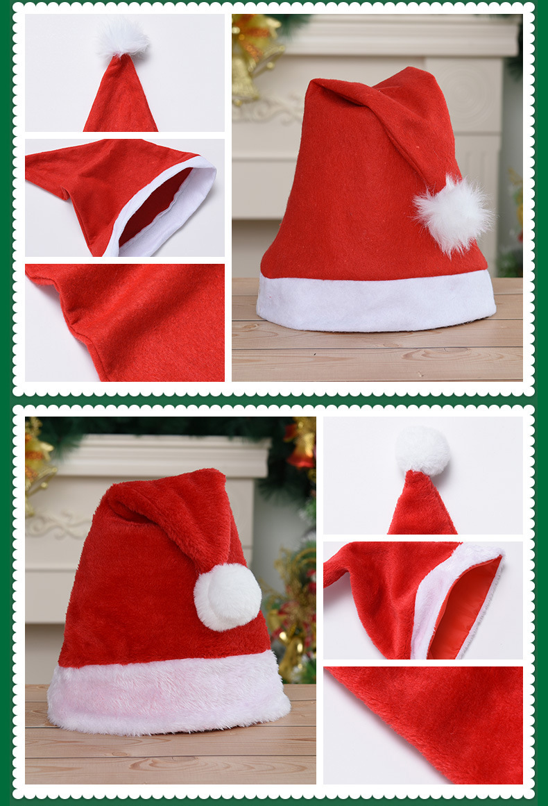 2021 New Christmas Hat Cross-Border Amazon Christmas Decorations Hat Children's Christmas Gift Factory Wholesale
