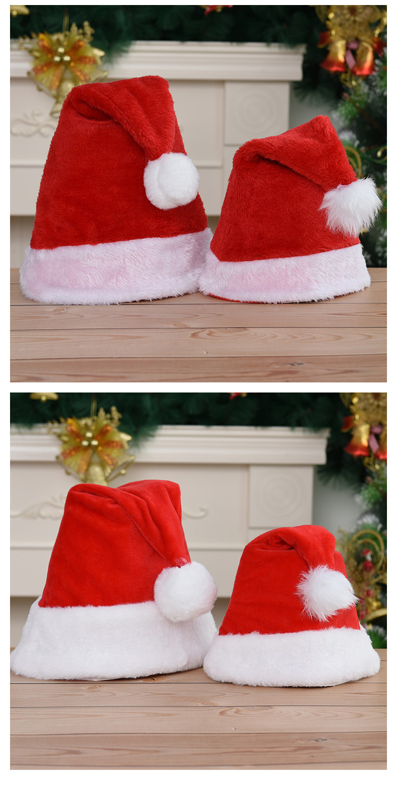 2021 New Christmas Hat Cross-Border Amazon Christmas Decorations Hat Children's Christmas Gift Factory Wholesale