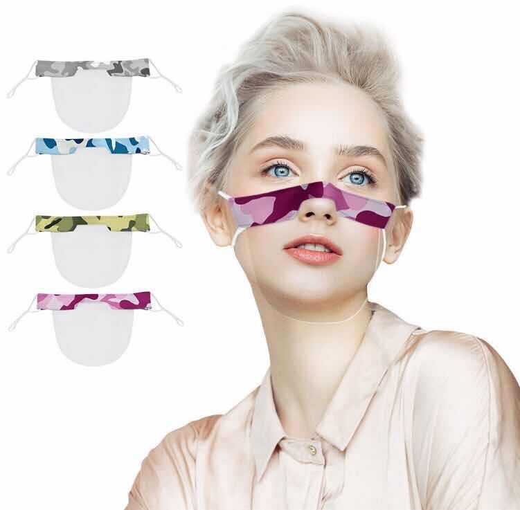PVE Protective Mask for Deaf and Dumb Lip Language Pure Cotton Visual Anti-Transparent Dust Nose Bridge Mask Face Mask