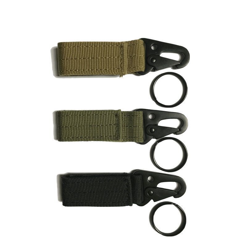 Outdoor Tactics Nylon Ribbon Hanging Buckle Multi-Functional Climbing Button Carabiner Olecranon Hooks Multi-Purpose Belt Keychain Manufacturer
