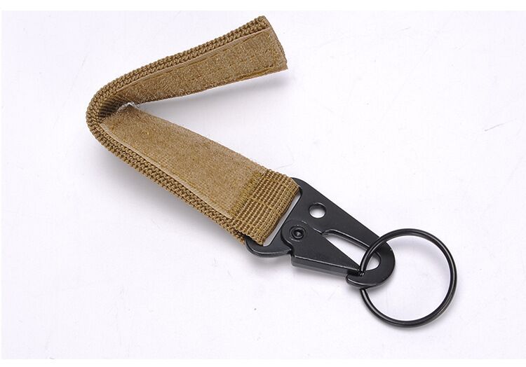 Outdoor Tactics Nylon Ribbon Hanging Buckle Multi-Functional Climbing Button Carabiner Olecranon Hooks Multi-Purpose Belt Keychain Manufacturer