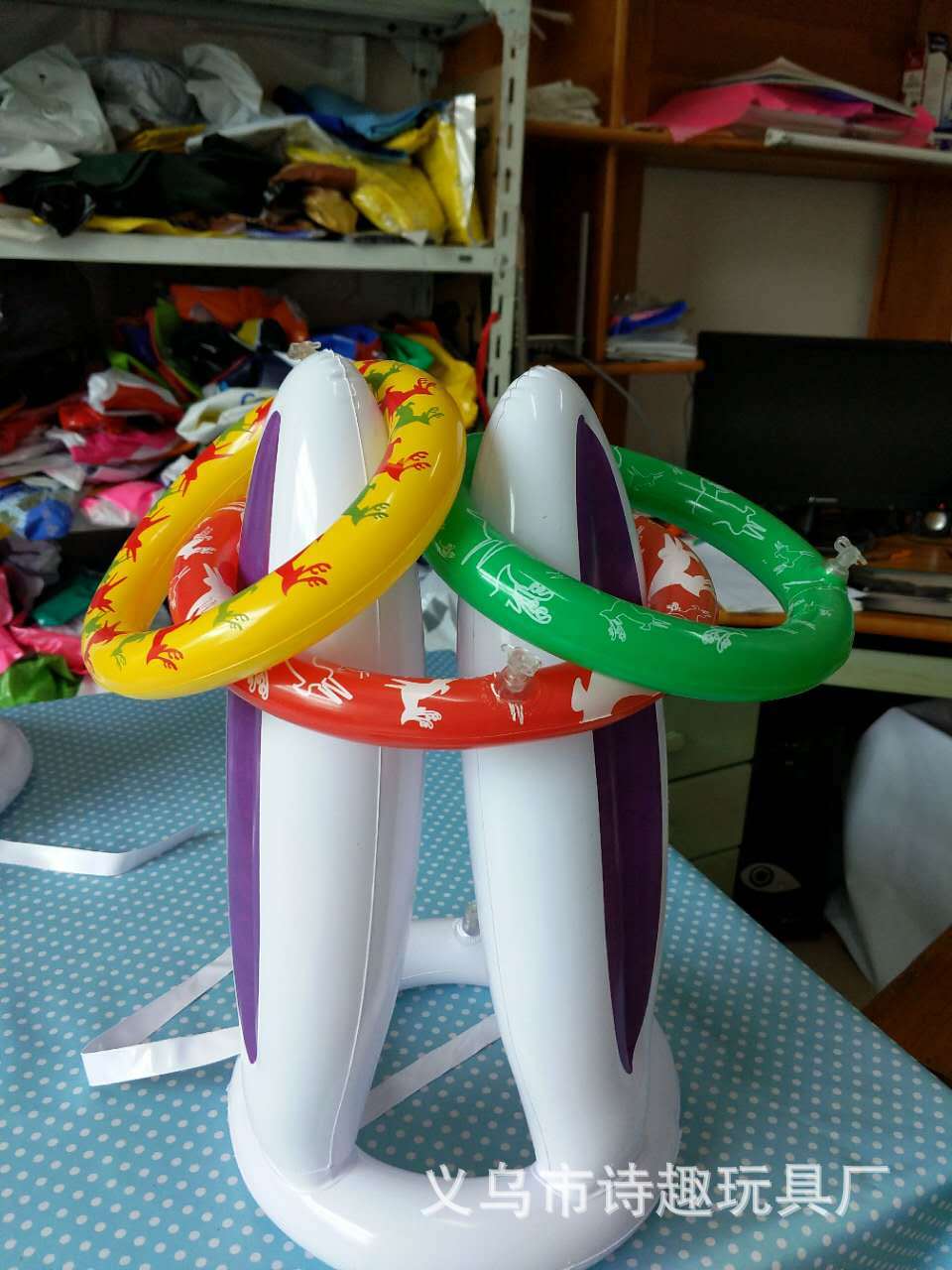Thicker Inflatable Deer Head Ring Inflatable Christmas Hat Game Inflatable Antler Hat Throwing Ring Currently Available Direct Sale Thicker Inflatable Deer Head Ring Inflatable Christmas Hat Game Inflatable Antler Hat Throwing Ring Currently Available Direct Sale