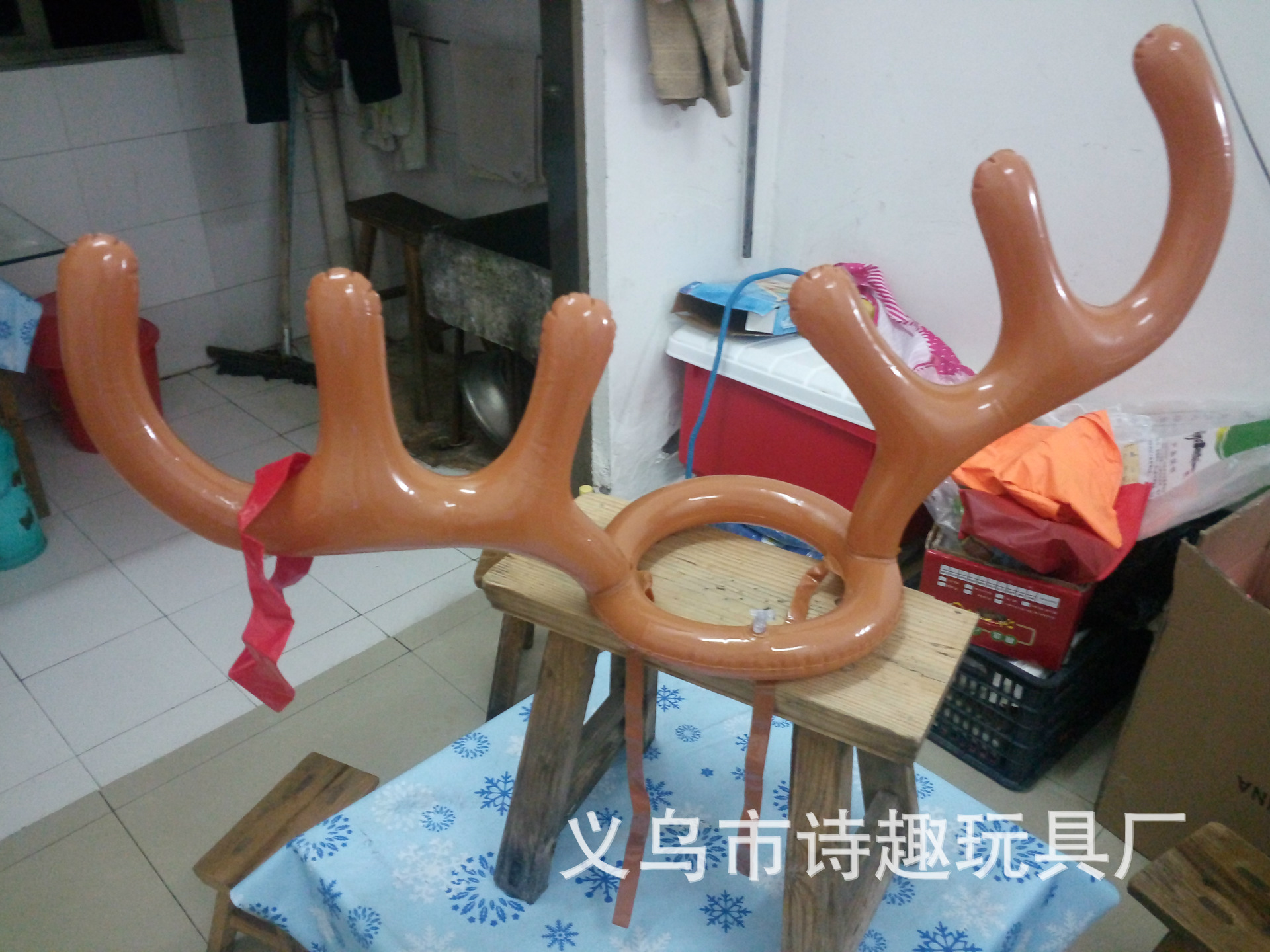 Thicker Inflatable Deer Head Ring Inflatable Christmas Hat Game Inflatable Antler Hat Throwing Ring Currently Available Direct Sale Thicker Inflatable Deer Head Ring Inflatable Christmas Hat Game Inflatable Antler Hat Throwing Ring Currently Available Direct Sale