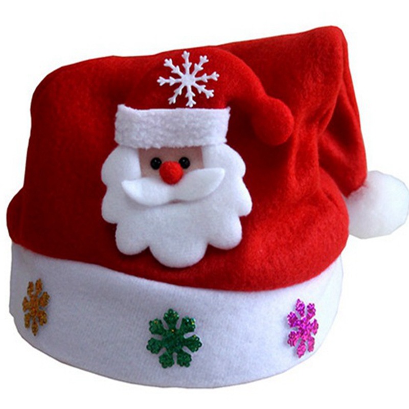 Christmas Decorations Children&#039;s Holiday Gifts Christmas Hat Christmas Decals Cartoon Decoration Old Man Snowman Children&#039;s Hat