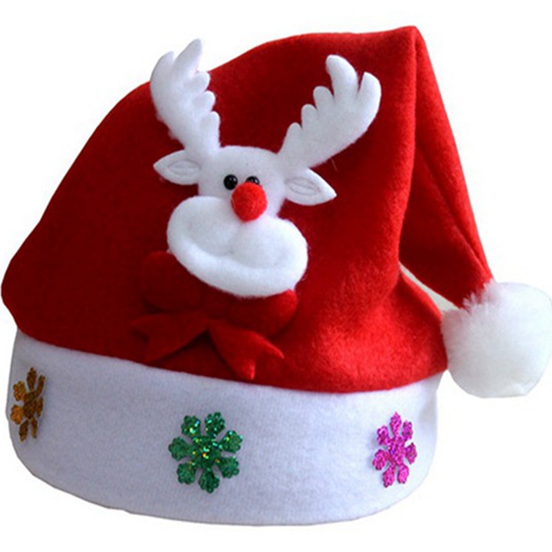 Christmas Decorations Children&#039;s Holiday Gifts Christmas Hat Christmas Decals Cartoon Decoration Old Man Snowman Children&#039;s Hat