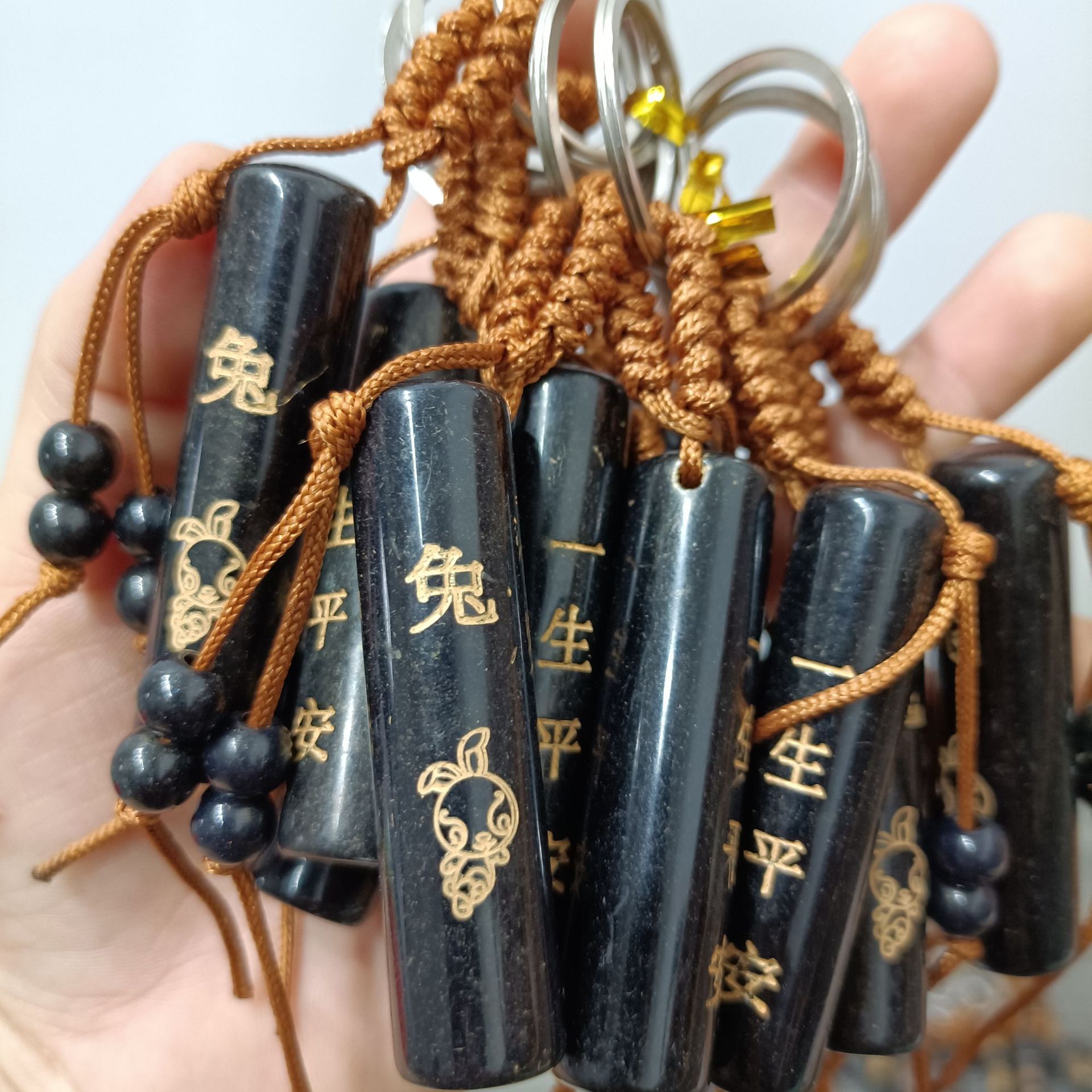 Zodiac Pendant Keychain Key Pendants Ornaments 12 Zodiac Accessories 1 Yuan Jewelry 2 Yuan Department Store Wholesale