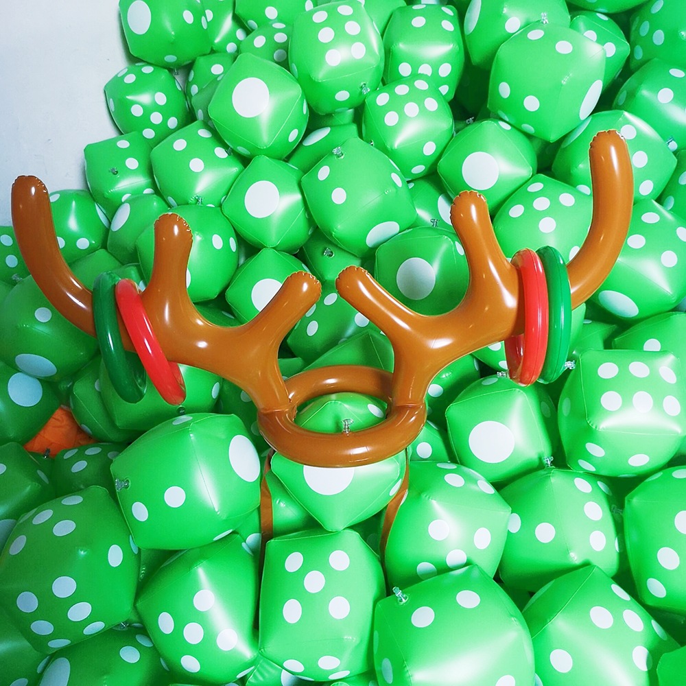 Direct Supply PVC Inflatable Deer Head Ferrule Inflatable Antler Inflatable Christmas Hat Customized Wholesale Christmas Toys Direct Supply PVC Inflatable Deer Head Ferrule Inflatable Antler Inflatable Christmas Hat Customized Wholesale Christmas Toys