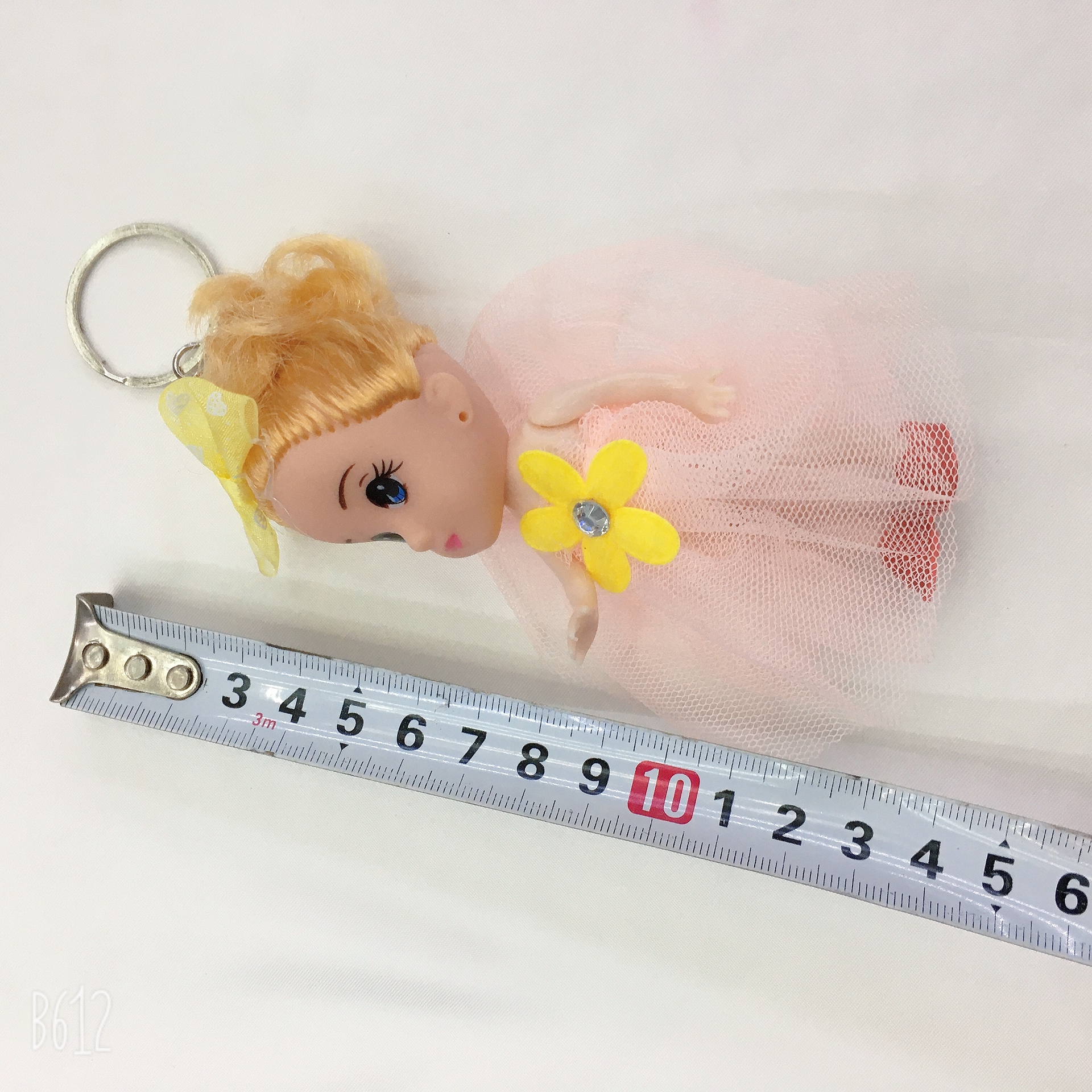 New DIY Children&#039;s Cute Bow Doll Pendant Accessories Keychain Girls&#039; Toy Key Ring