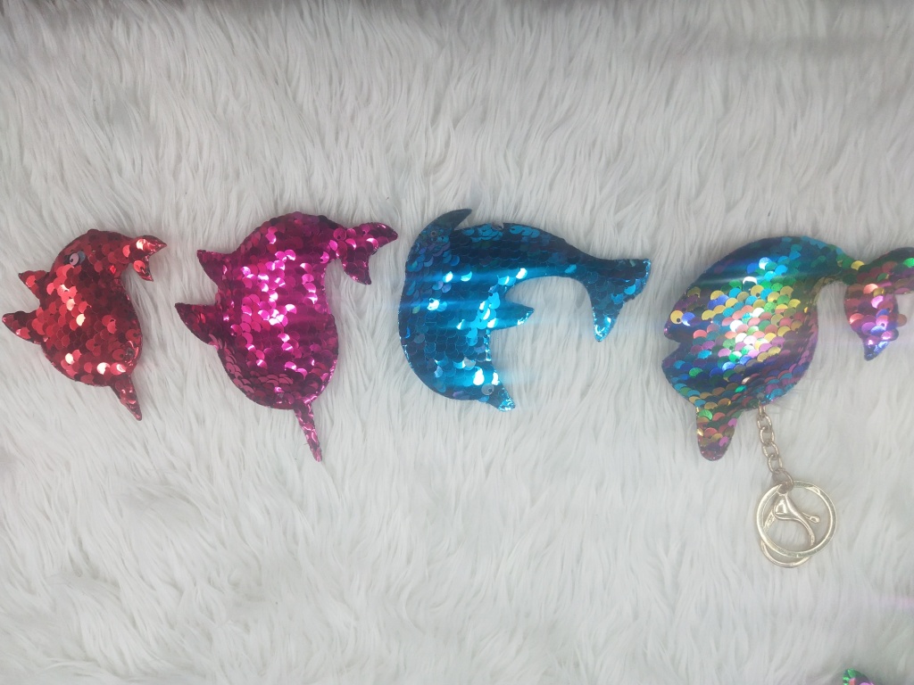 Sequin Multi-Functional Love Bag Animal Pattern Keychain Pendant Series