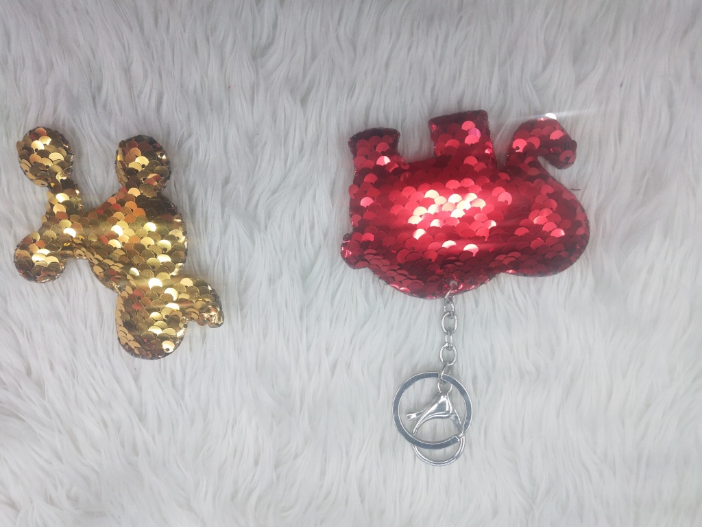 Sequin Multi-Functional Love Bag Animal Pattern Keychain Pendant Series
