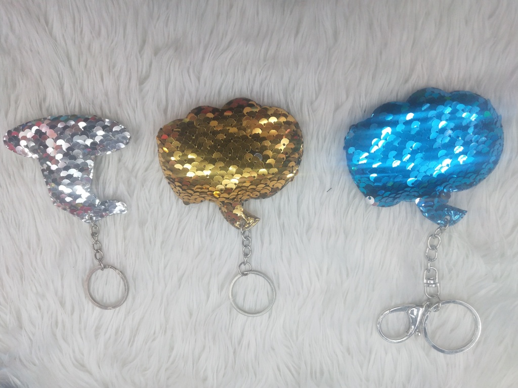 Sequin Multi-Functional Love Bag Animal Pattern Keychain Pendant Series