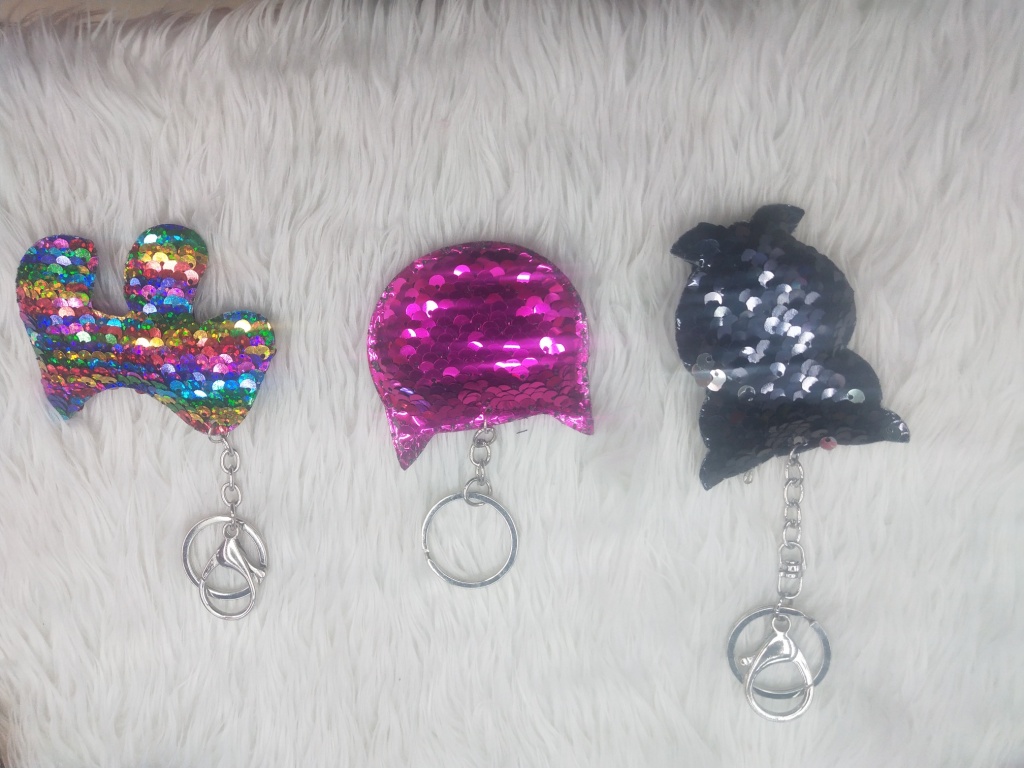 Sequin Multi-Functional Love Bag Animal Pattern Keychain Pendant Series