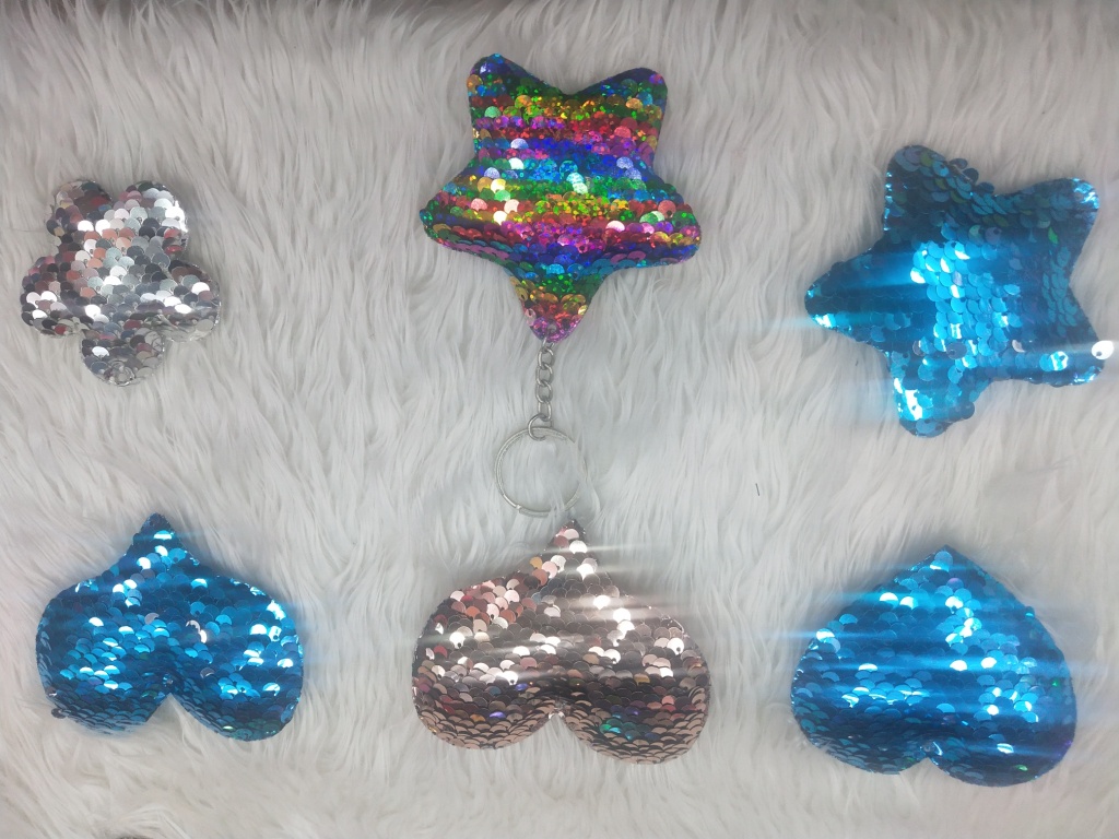 Sequin Multi-Functional Love Bag Animal Pattern Keychain Pendant Series