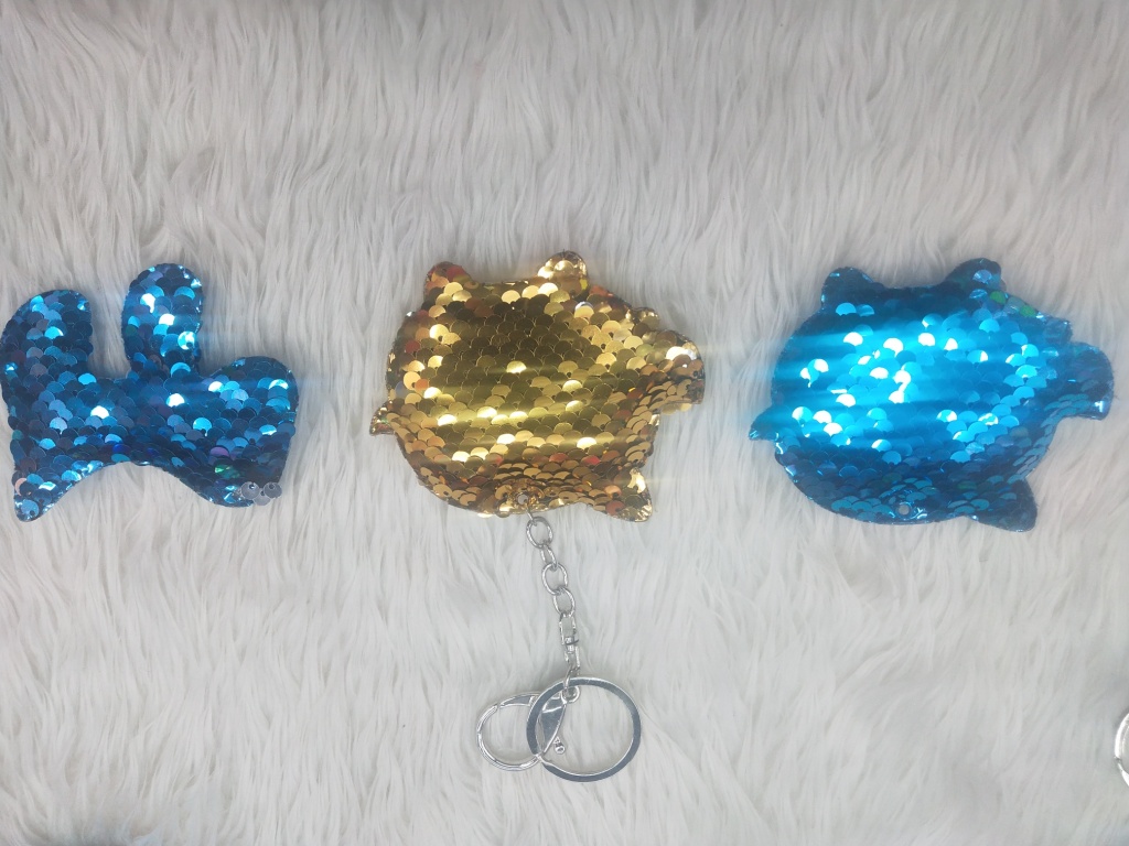 Sequin Multi-Functional Love Bag Animal Pattern Keychain Pendant Series